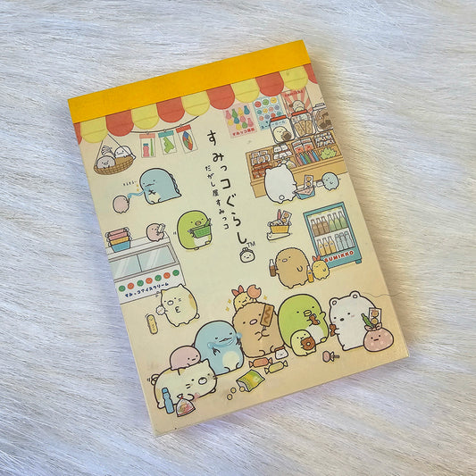 San-x Sumikko Gurashi Mini Memo Pad Kawaii Stationery Notepad Gifts Used