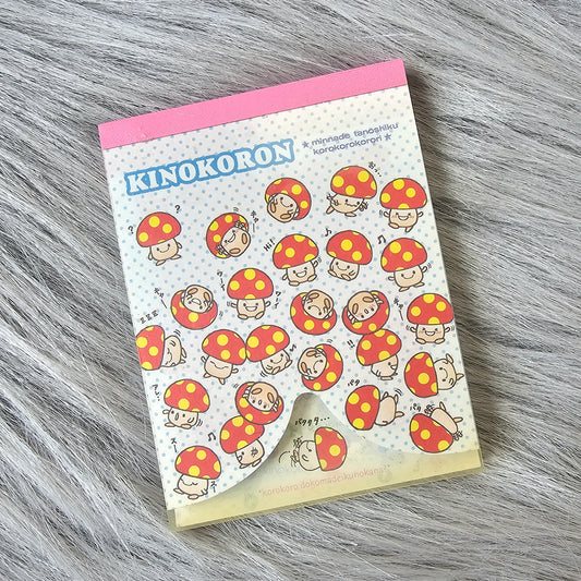 San-x Kinokoron Mushroom Kawaii Memo Pad Stationery Collectible Gifts