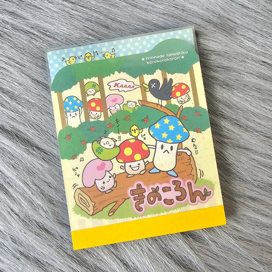 San-x Kinokoron Mushroom Kawaii Memo Pad Stationery Collectible Gifts