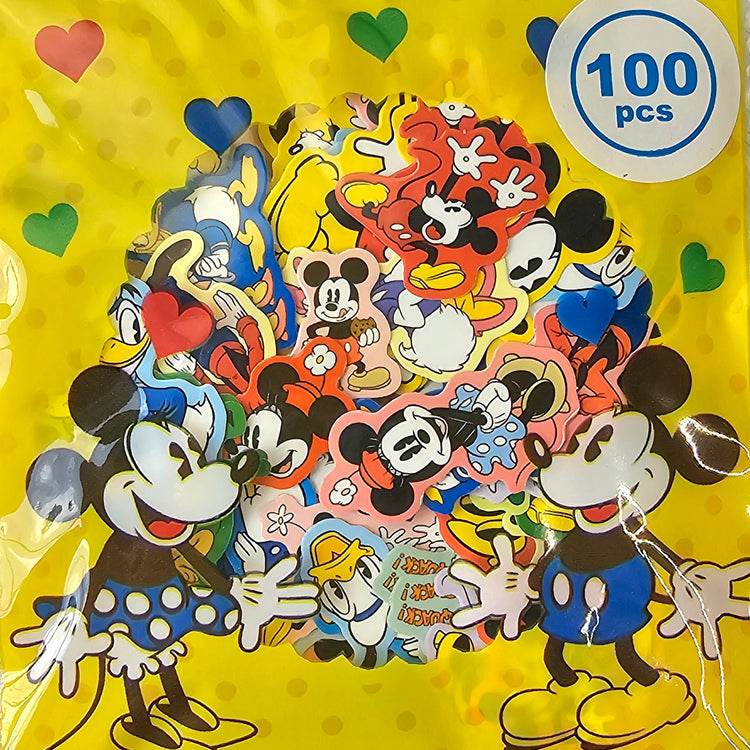 Minnie Mickey Sticker Sack Stickers Flakes Pack Collectible Retro Deadstock