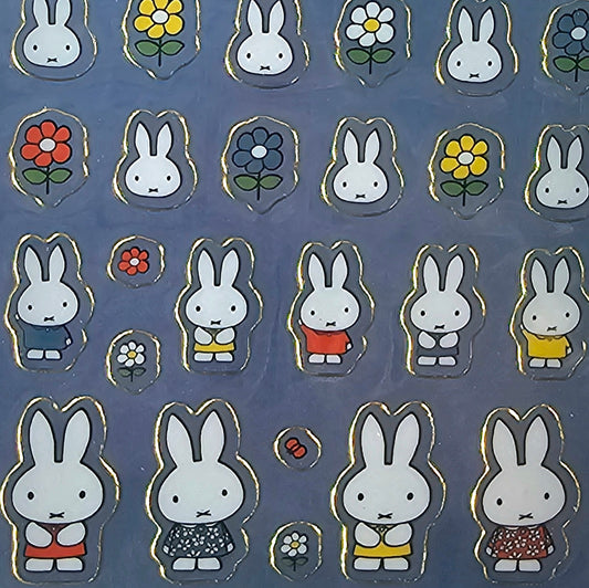 Miffy Stickers Sticker Sheet Kawaii Japan Collectible Cute Gifts