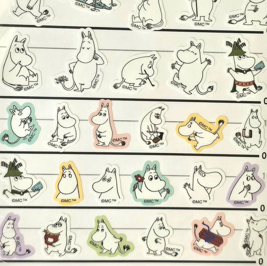 Moomin Stickers Sticker Sheet Kawaii Japan Collectible Cute Gifts