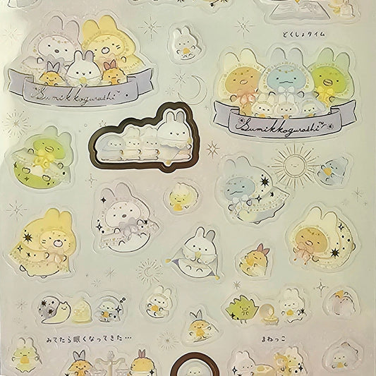 Sumikko Gurashi Stickers Sticker Sheet Kawaii Japan Collectible Cute Gifts