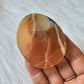 Honey Calcite Pocket Worry Stone Crystals Mineral Stones