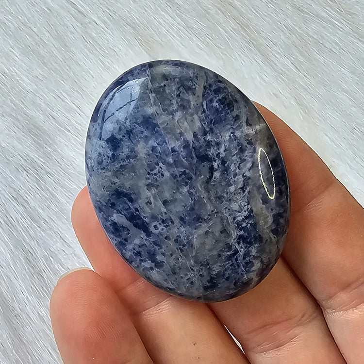 Sodalite Stone Worry Pocket Stone Crystals Stones BONUS INFO CARD Gifts