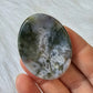 Moss Agate Beautiful Worry Pocket Stone Crystals BONUS Info Card Gifts