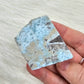 Larimar Slab Pocket Stone BONUS Info Card Crystals Minerals Stones Gifts