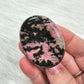 Rhodonite Beautiful Worry Pocket Stone Crystals Mineral BONUS Info Card Gifts