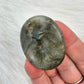 Labradorite Worry Stone Pocket Crystals Mineral BONUS Info Card Gifts