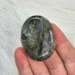 Labradorite Worry Stone Pocket Crystals Mineral BONUS Info Card Gifts