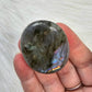 Labradorite Worry Stone Pocket Crystals Mineral BONUS Info Card Gifts