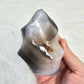 Orca Agate Flame Druzy Crystals Minerals Stones Reiki Collectible