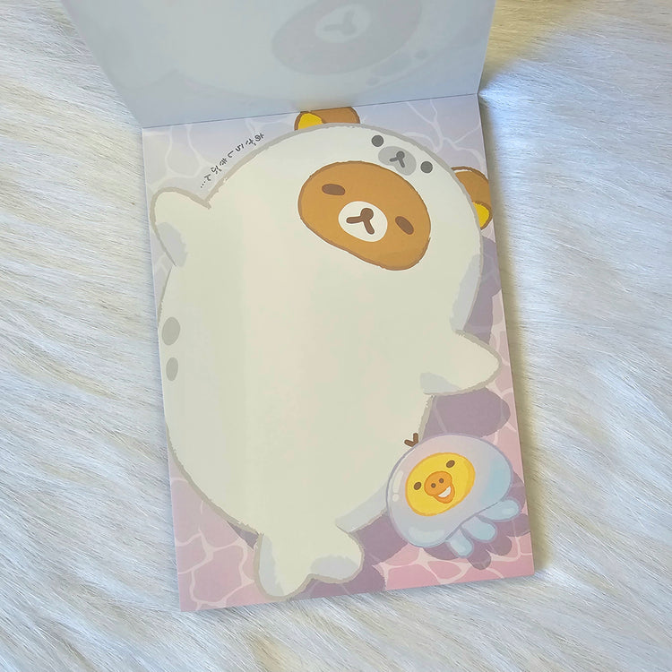 San-x Rilakkuma Large Memo Pad Kawaii Japan