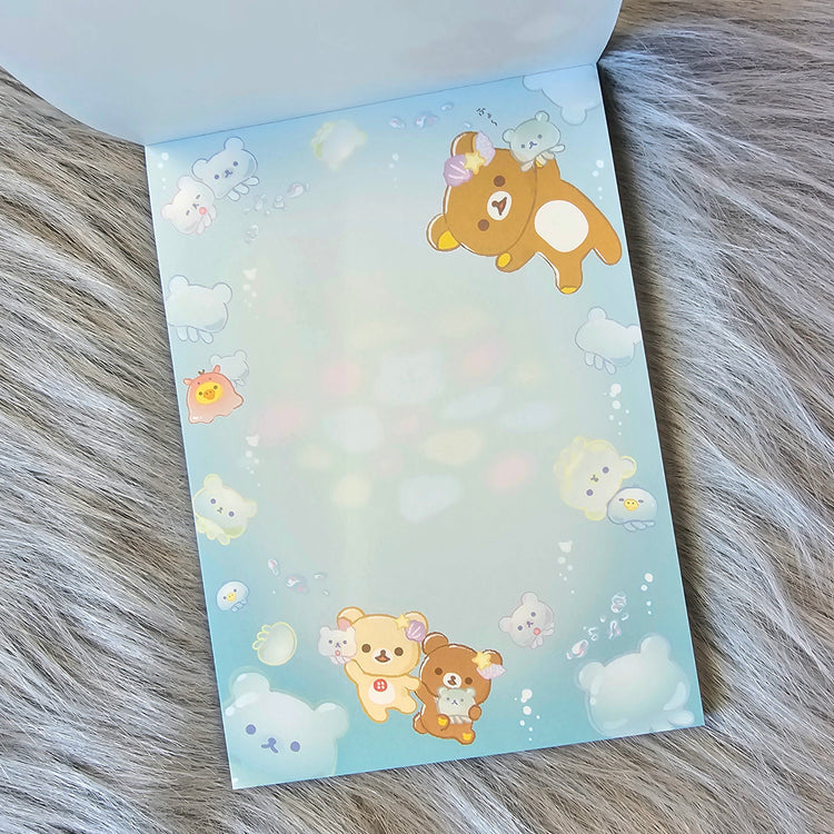 San-x Rilakkuma Large Memo Pad Kawaii Japan