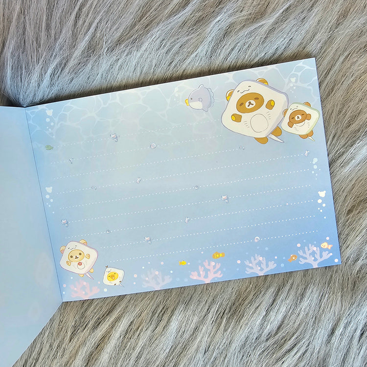 San-x Rilakkuma Large Memo Pad Kawaii Japan