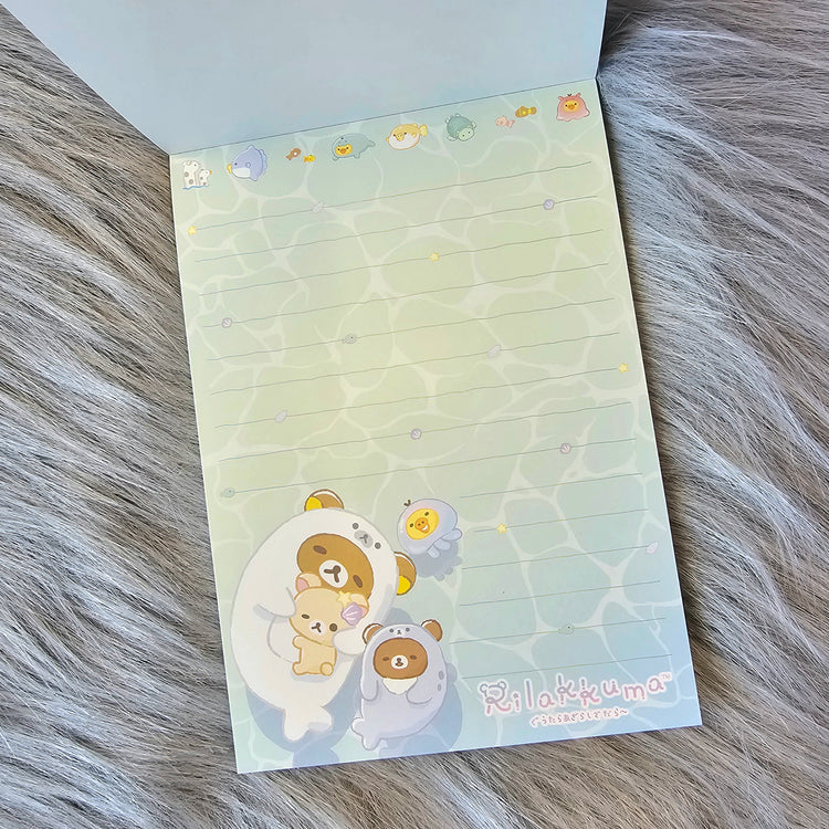 San-x Rilakkuma Large Memo Pad Kawaii Japan