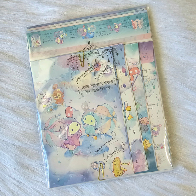 Sentimental Circus San-x Letter Set Stationery Kawaii Japan Mail