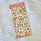 San-x Rilakkuma Strawberry Stickers Sticker Sheet Kawaii Japan Collectible