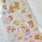 San-x Rilakkuma Stickers Sticker Sheet Kawaii Japan Collectible