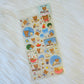 San-x Rilakkuma Stickers Sticker Sheet Kawaii Japan Collectible