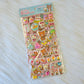 Retro San-x Rilakkuma Stickers Sticker Sheet Kawaii Japan Collectible Gifts