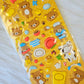 Retro San-x Rilakkuma Stickers Sticker Sheet Kawaii Japan Collectible Gifts