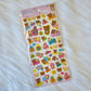 Retro San-x Rilakkuma Stickers Sticker Sheet Kawaii Japan Collectible Gifts