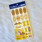 Retro San-x Rilakkuma Stickers Sticker Sheet Kawaii Japan Collectible Gifts