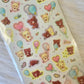 San-x Rilakkuma Stickers Sticker Sheet Kawaii Japan Collectible Gifts