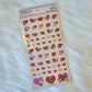 Retro San-x Rilakkuma Stickers Sticker Sheet Kawaii Japan Collectible Gifts