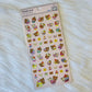 Retro San-x Rilakkuma Stickers Sticker Sheet Kawaii Japan Collectible Gifts