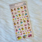 Retro San-x Rilakkuma Stickers Sticker Sheet Kawaii Japan Collectible Gifts