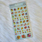 Retro San-x Rilakkuma Stickers Sticker Sheet Kawaii Japan Collectible Gifts