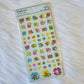 Retro San-x Rilakkuma Stickers Sticker Sheet Kawaii Japan Collectible Gifts