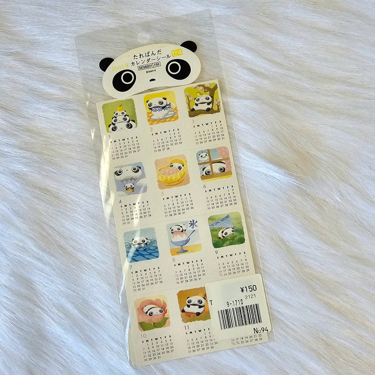 Tare Panda Stickers Sticker Sheet Kawaii Japan Collectible Cute Gifts