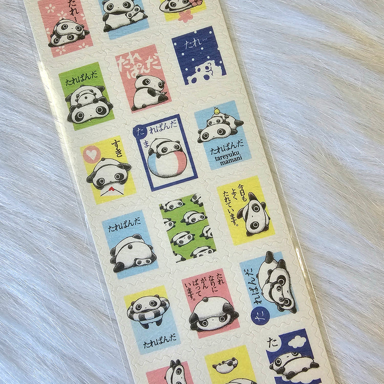 Tare Panda Stickers Sticker Sheet Kawaii Japan Collectible Cute Gifts