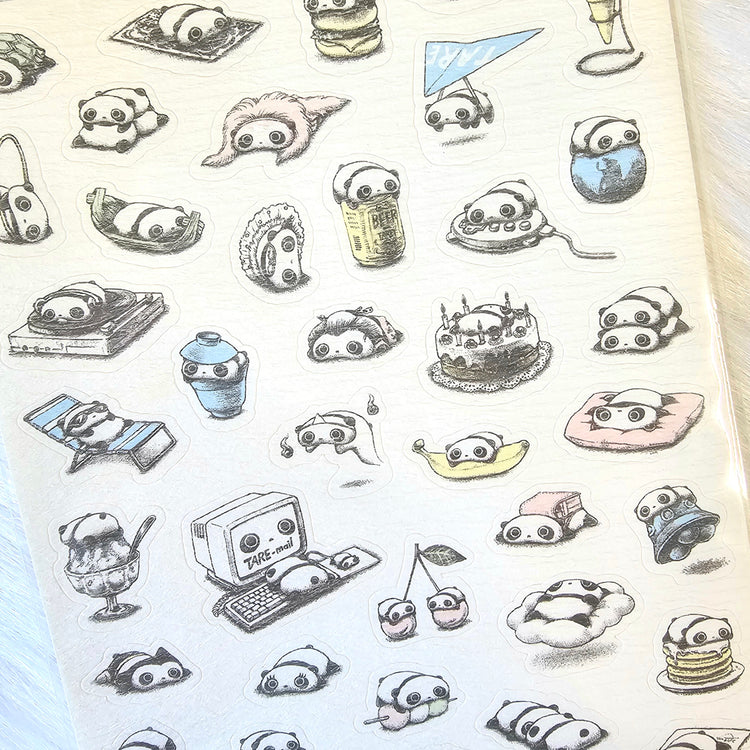 Tare Panda Stickers X-Large Sticker Sheet Kawaii Japan Collectible Cute Gifts