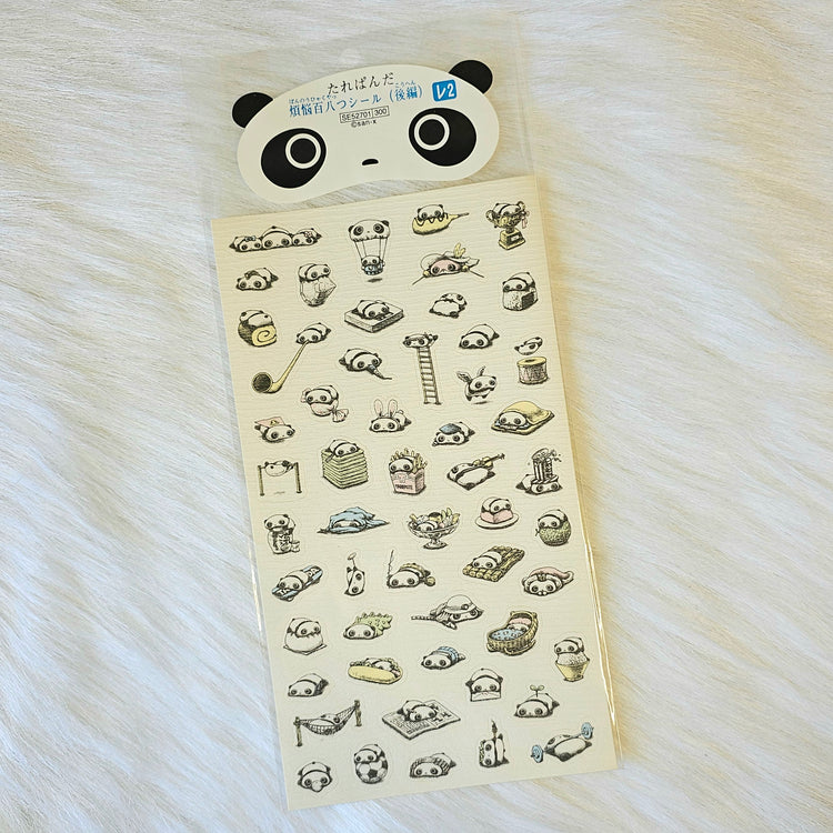 Tare Panda Stickers X-Large Sticker Sheet Kawaii Japan Collectible Cute Gifts