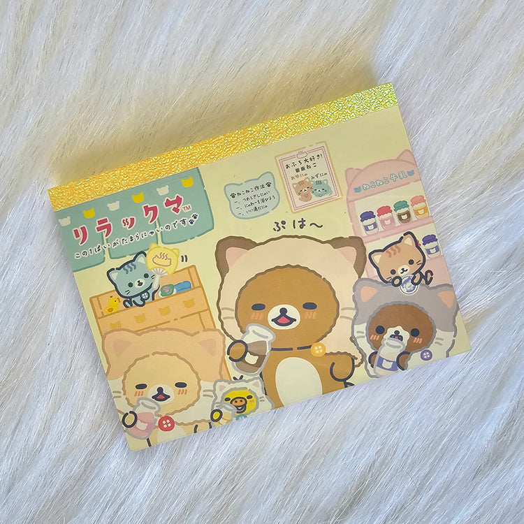 Rilakkuma San-x Mini Memo Pad Stationery Collectible Gifts