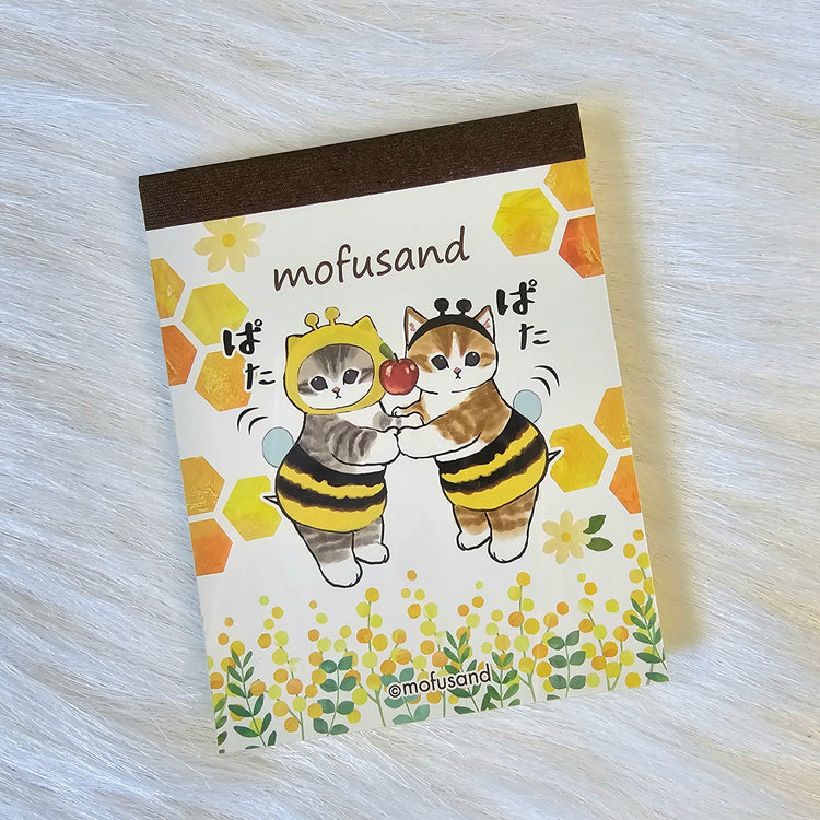 Mofusand Kitty Mini Memo Pad Japan Kawaii Stationery Collectible Gifts