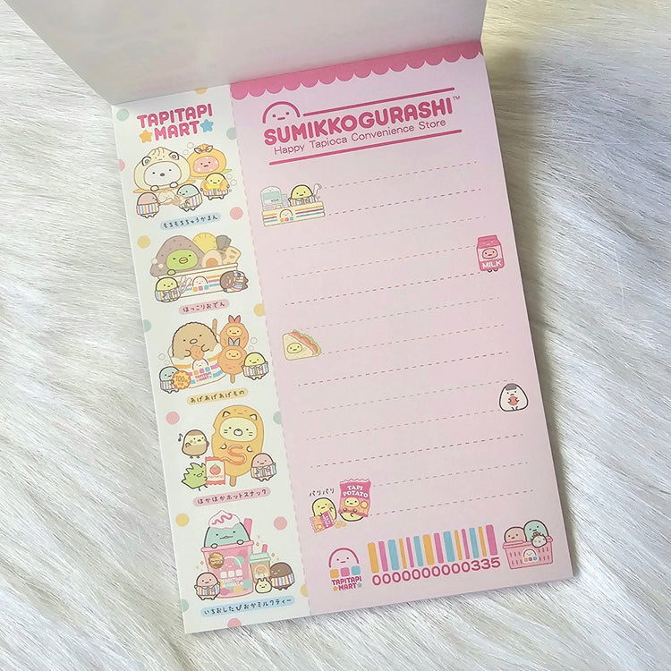 San-x Sumikko Gurashi Large Memo Pad Kawaii Japan