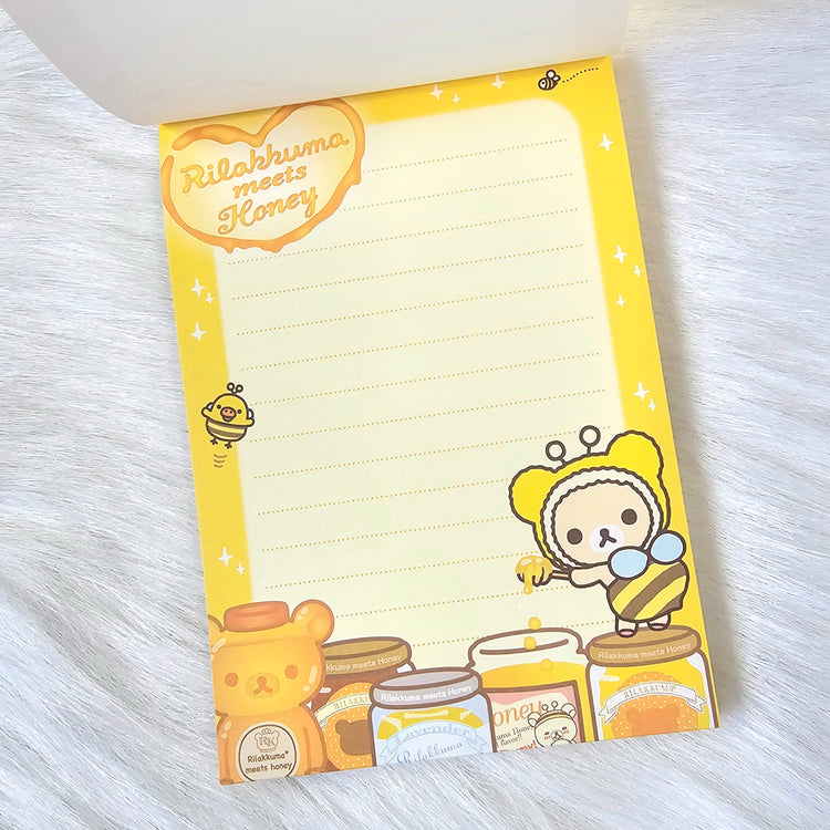 San-x Rilakkuma Korilakkuma Large Memo Pad Kawaii Japan