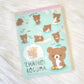 San-x Rilakkuma Chairoikoguma Korilakkuma Large Memo Pad Kawaii Japan