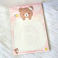 San-x Rilakkuma Chairoikoguma Korilakkuma Large Memo Pad Kawaii Japan