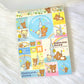 San-x Rilakkuma Korilakkuma Large Memo Pad Kawaii Japan