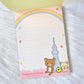 San-x Rilakkuma Korilakkuma Large Memo Pad Kawaii Japan