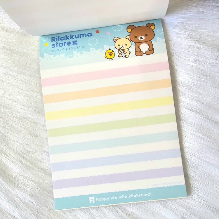 San-x Rilakkuma Korilakkuma Large Memo Pad Kawaii Japan