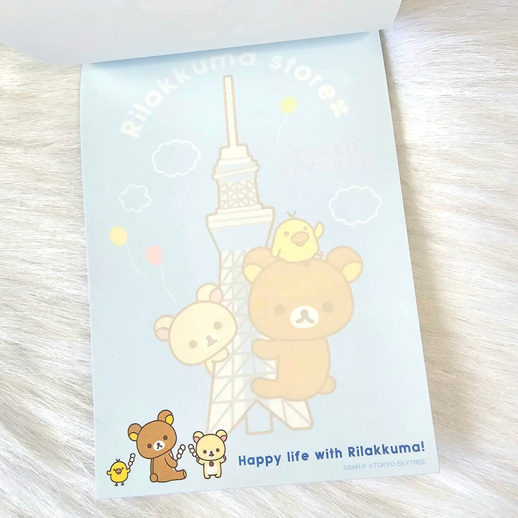 San-x Rilakkuma Korilakkuma Large Memo Pad Kawaii Japan