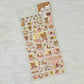 San-x Rilakkuma Stickers Sticker Sheet Kawaii Japan Collectible