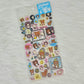 San-x Rilakkuma Stickers Sticker Sheet Kawaii Japan Collectible